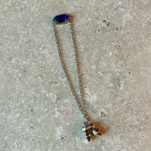 Grayson Silver Cuff Bracelet in White Crystal